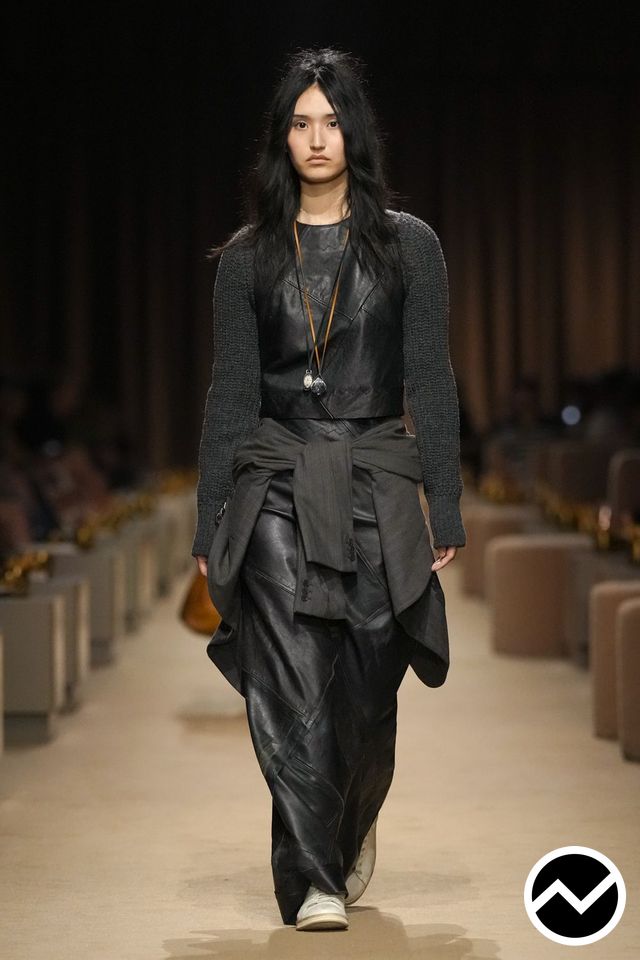 Coach, SS27 womenswear, Charcoal, look 6