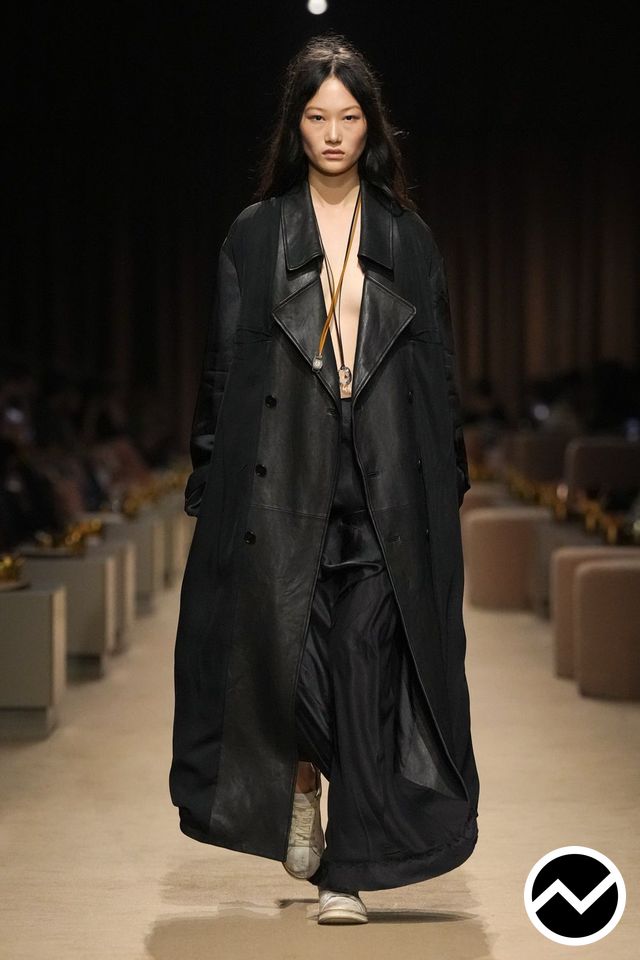 Coach, SS27 womenswear, Double Breasted Coat, look 24