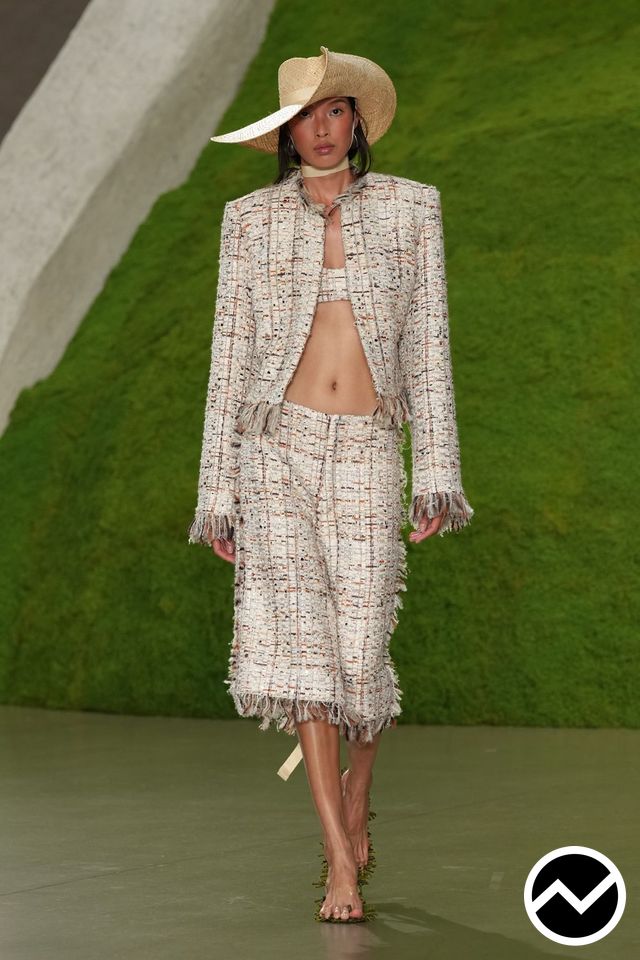 Cult Gaia, SS27 womenswear, Checked, look 42