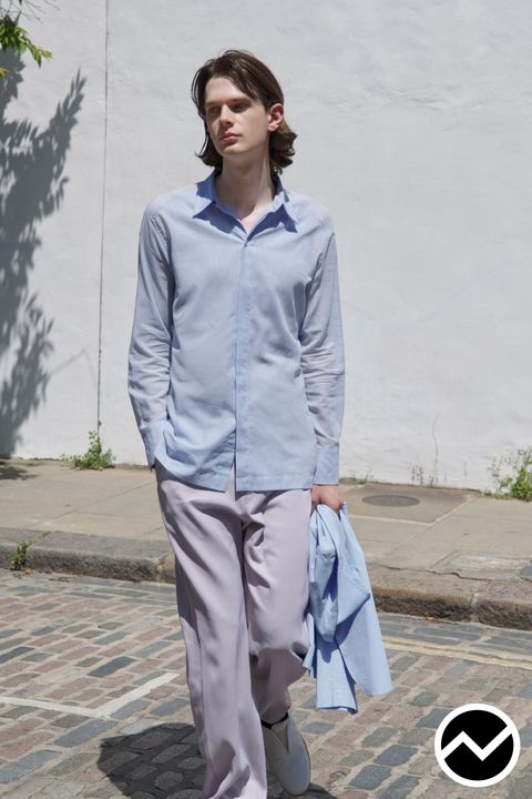 Derrick, SS27 menswear, Straight Sleeve Shirts, look 16