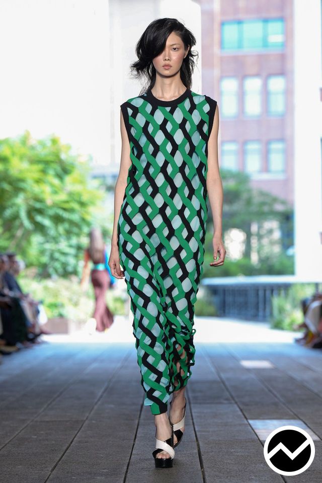 Diane Von Furstenberg, SS27 womenswear, Geometric, look 20