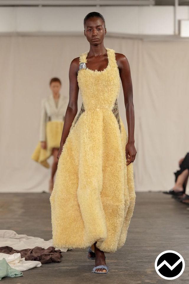 Diotima, SS27 womenswear, Champagne, look 18