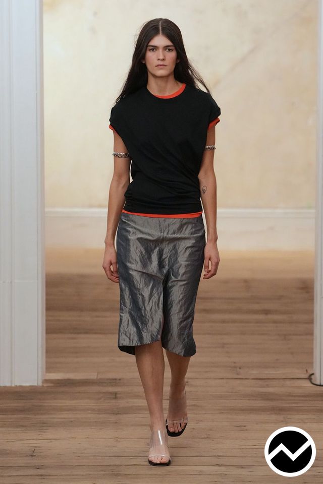 Eckhaus Latta SS27 womenswear, look 1