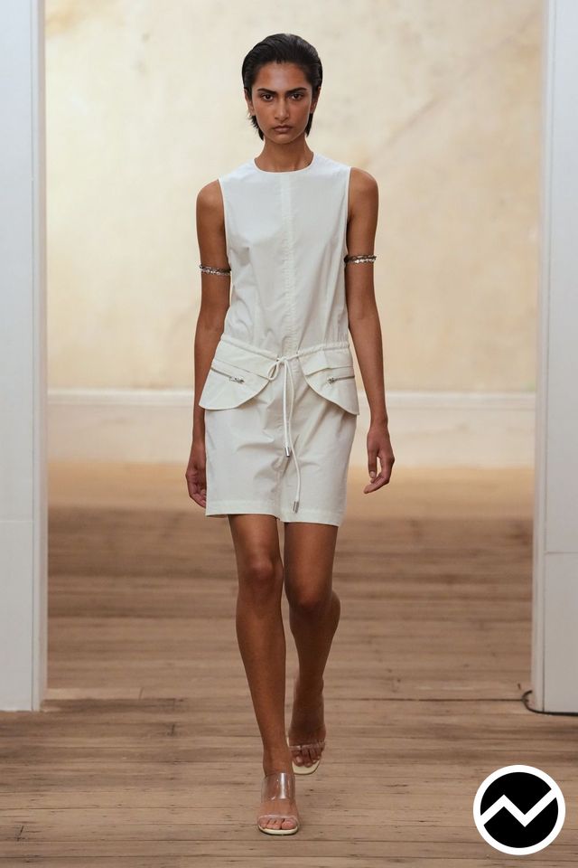Eckhaus Latta, SS27 womenswear, Cinched Dress, look 8