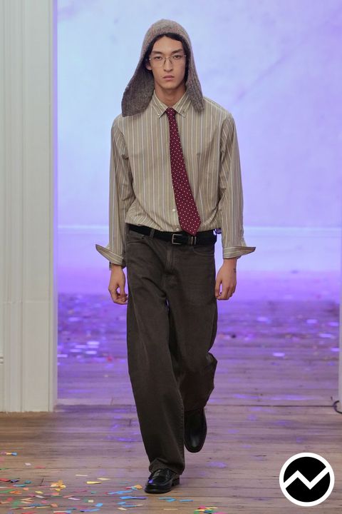 Eckhaus Latta, SS27 menswear, Charcoal, look 43