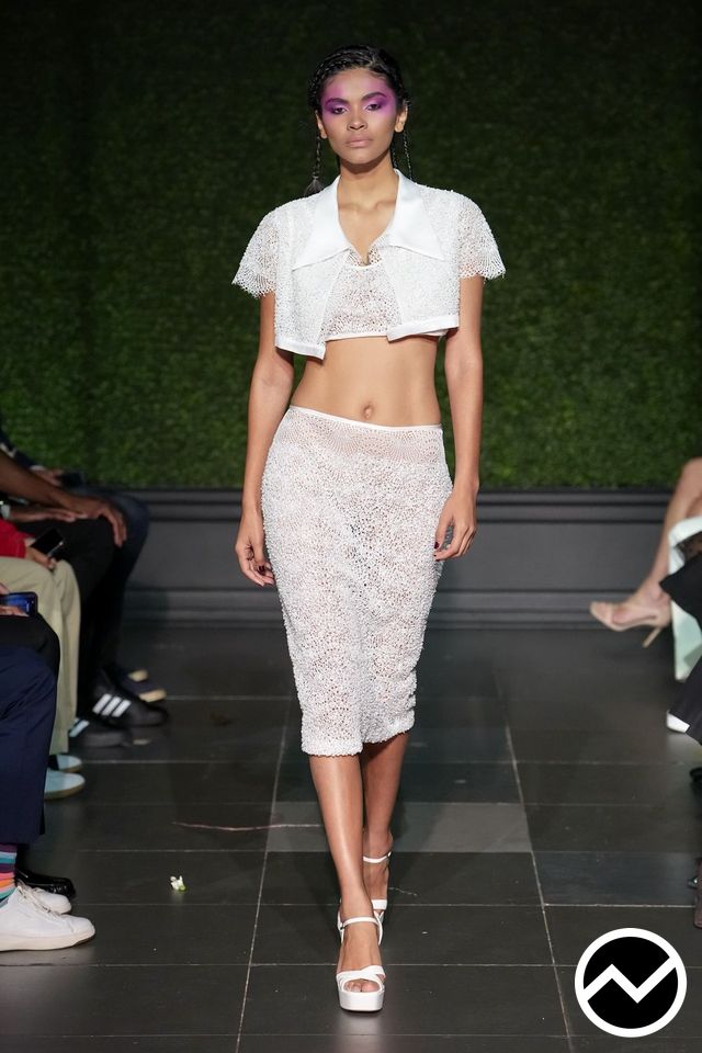 Frederick Anderson, SS27 womenswear, Cropped Top, look 43