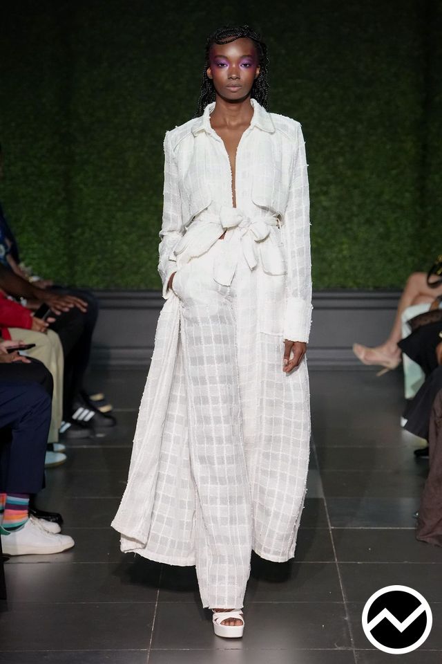 Frederick Anderson, SS27 womenswear, Checked, look 45