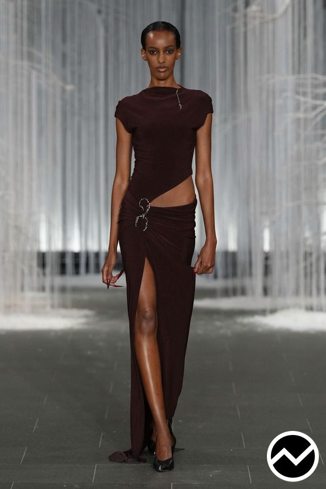 Grace Ling, SS27 womenswear, Chocolate, look 3