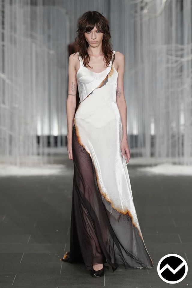 Grace Ling, SS27 womenswear, Coffee, look 28