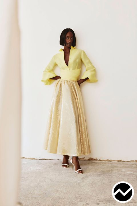 Greta Constantine, SS27 womenswear, Organza, look 1