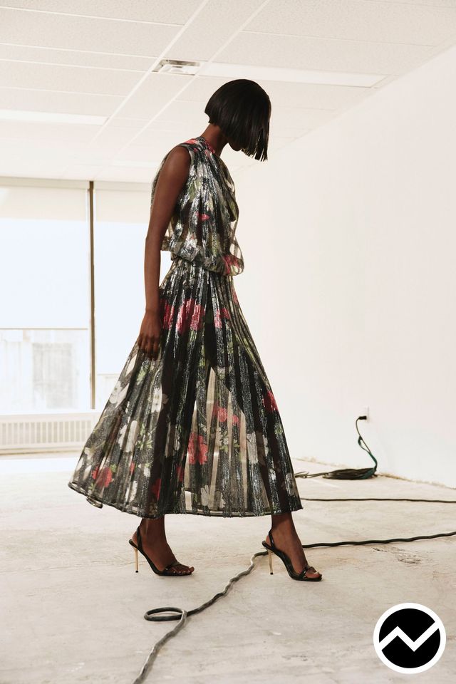 Greta Constantine, SS27 womenswear, Cinched Dress, look 10