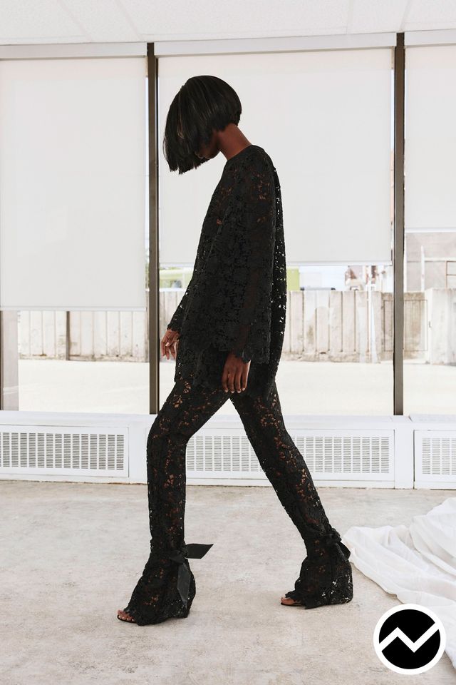 Greta Constantine, SS27 womenswear, Lace, look 12