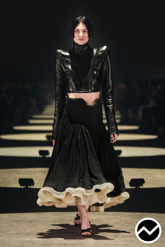 Khaite, SS27 womenswear, Sculpted Jacket, look 42