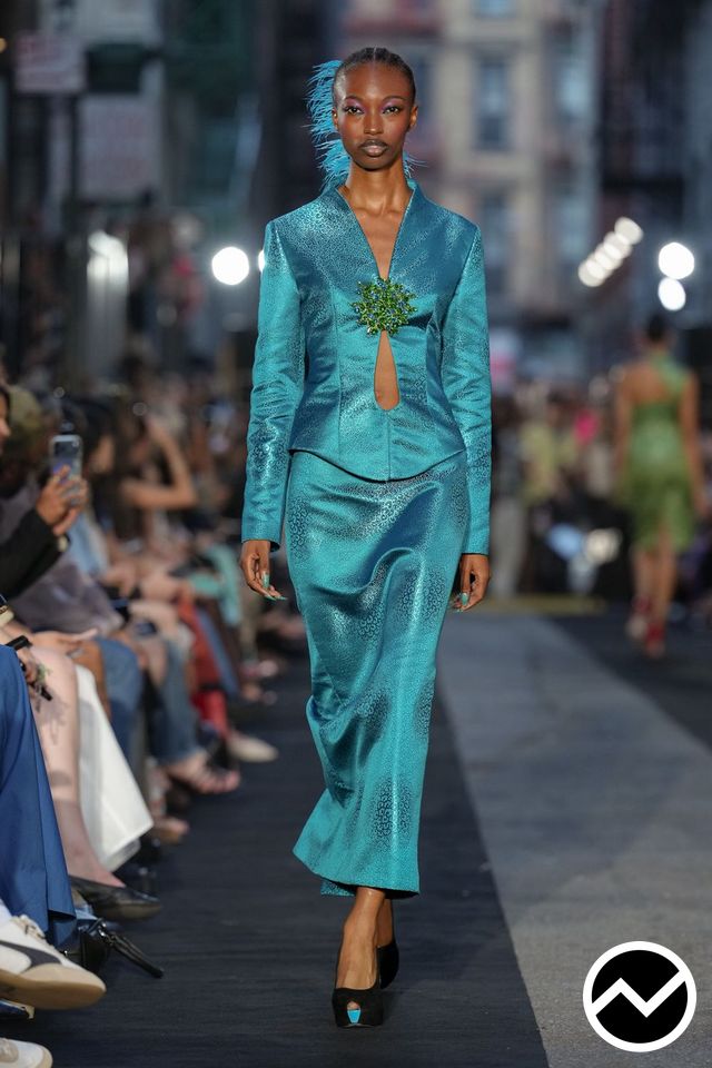 Kim Shui, SS27 womenswear, Hook-and-Eye Jacket, look 32