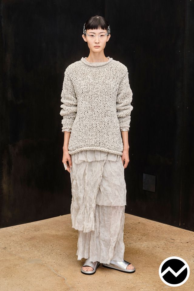 Lauren Manoogian, SS27 womenswear, Sand, look 31