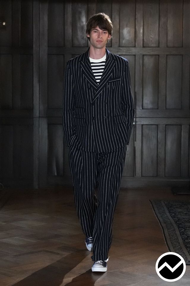 Libertine, SS27 menswear, Single Pleated Pants, look 35