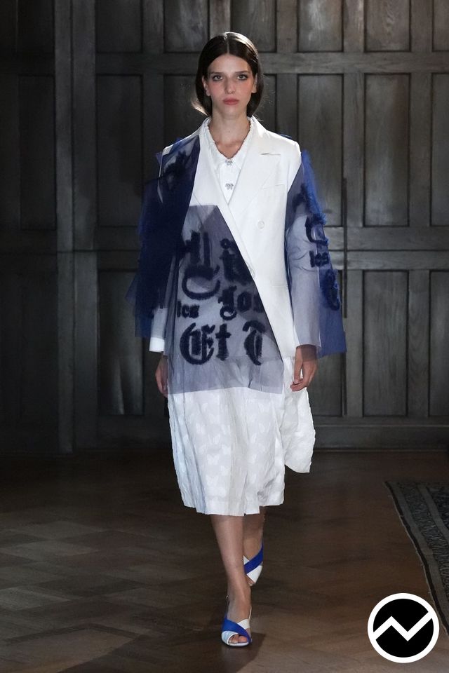 Libertine, SS27 womenswear, Longline Jacket, look 36