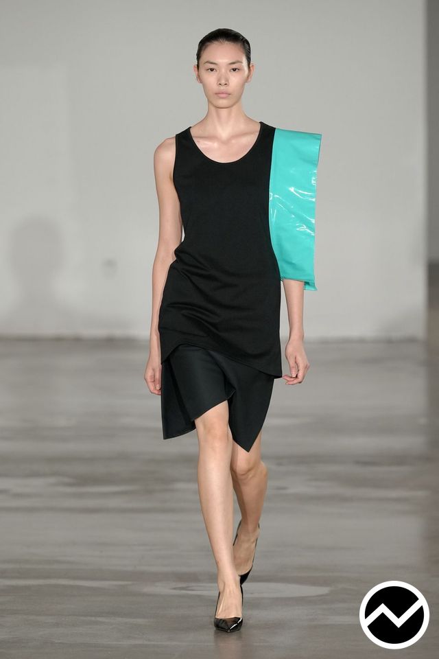 Lii, SS27 womenswear, Asymmetric Hem Dress, look 9