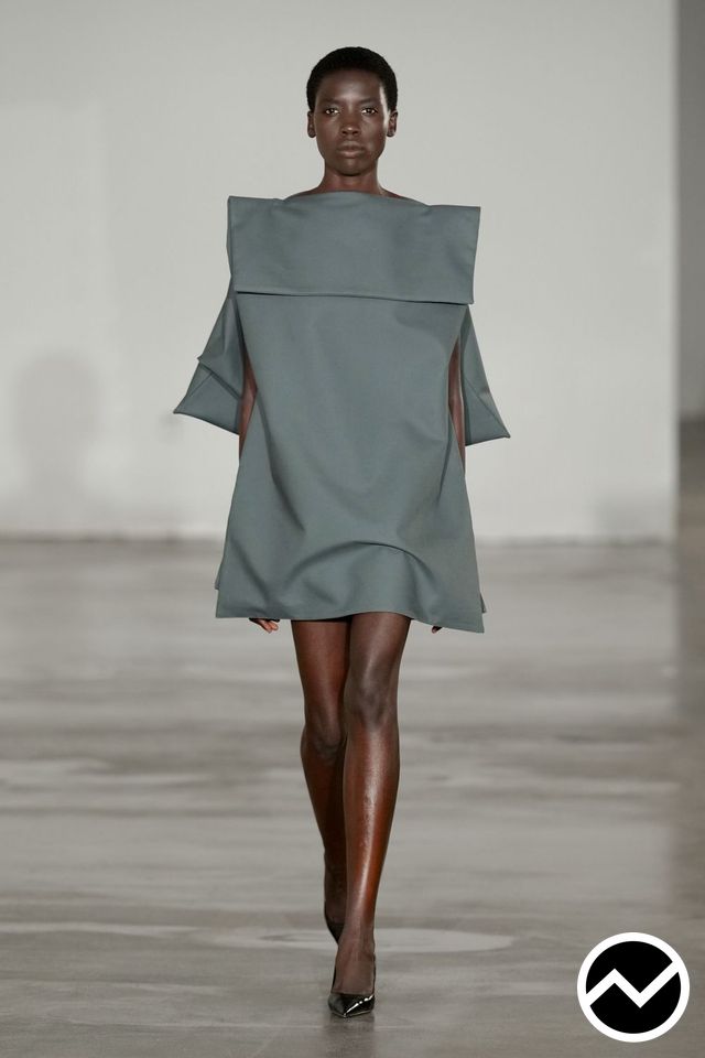 Lii, SS27 womenswear, Elbow Sleeve Dress, look 18