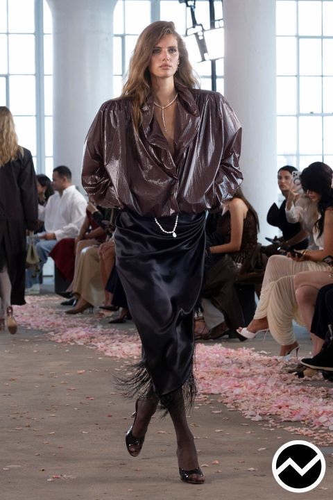 Magda Butrym, SS27 womenswear, Satin, look 24