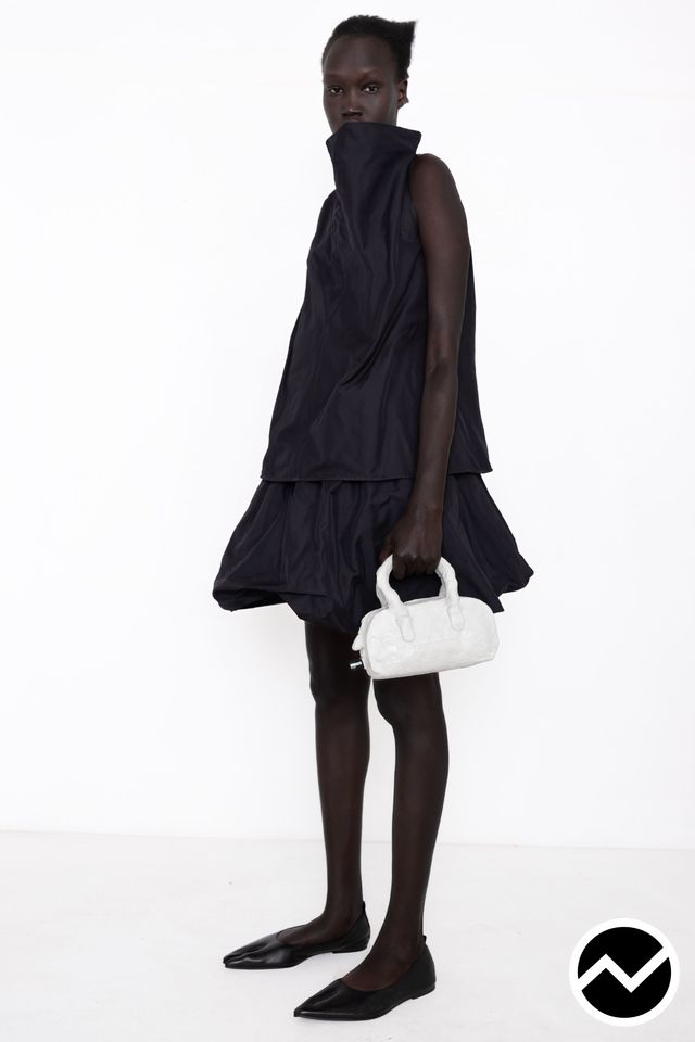 Melitta Baumeister, SS27 womenswear, High Neckline Blouse, look 5