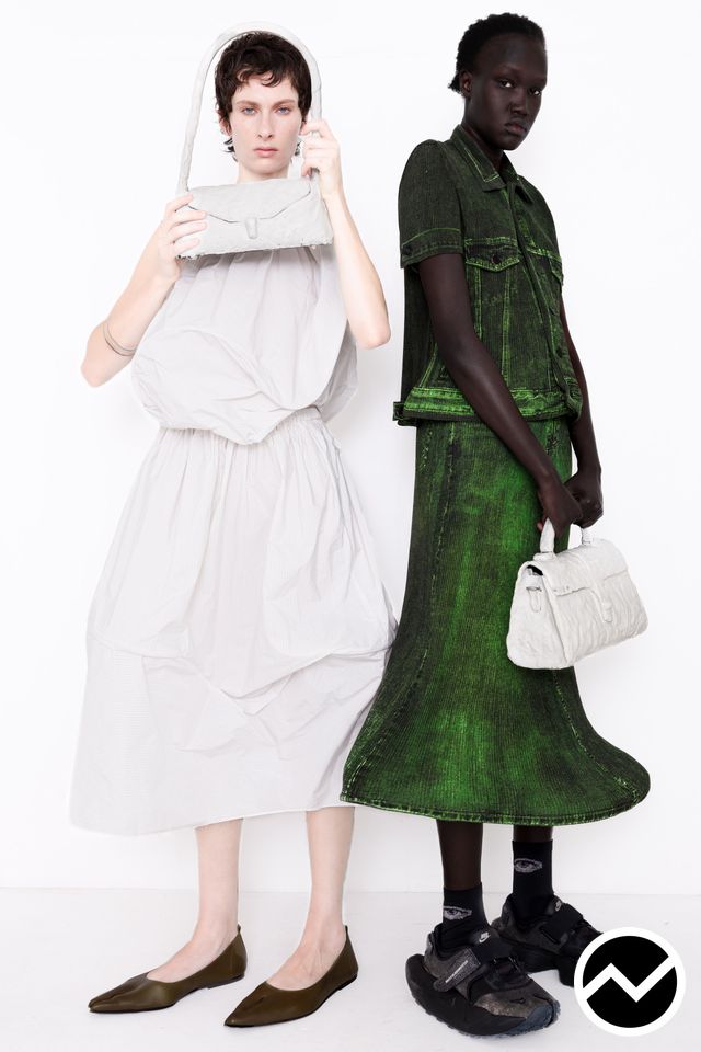 Melitta Baumeister, SS27 womenswear, Botanical Green, look 9