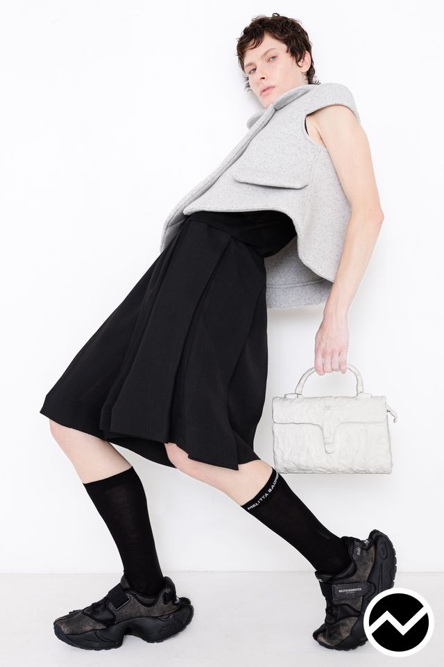 Melitta Baumeister, SS27 womenswear, Mineral Grey, look 10