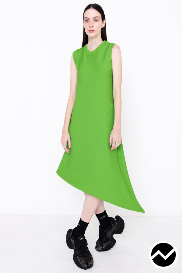 Melitta Baumeister, SS27 womenswear, Asymmetric Hem Dress, look 11