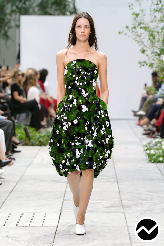 Michael Kors, SS27 womenswear, Strapless Dress, look 19