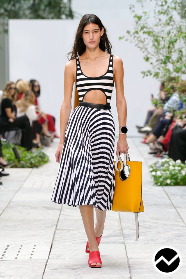 Michael Kors, SS27 womenswear, Knife Skirts, look 22