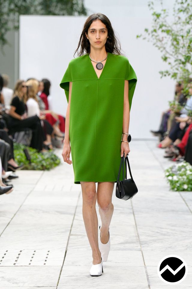 Michael Kors, SS27 womenswear, Botanical Green, look 35