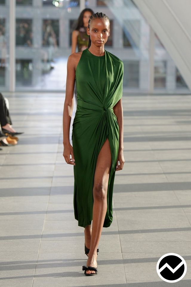 Monse, SS27 womenswear, Botanical Green, look 27
