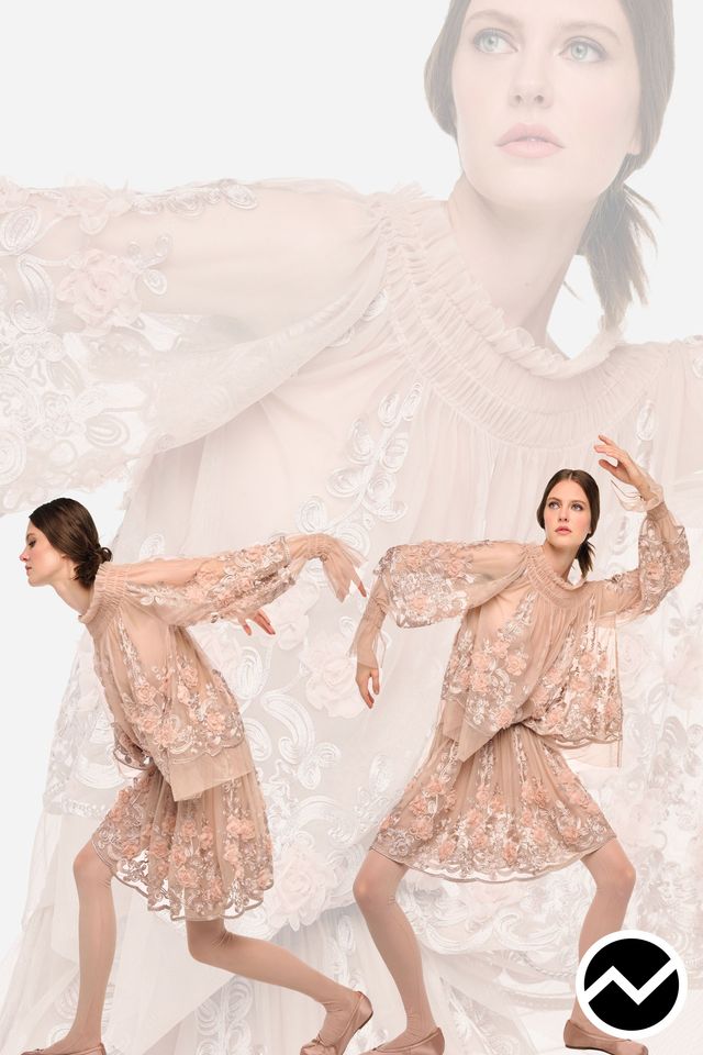 Norma Kamali, SS27 womenswear, Balletcore, look 57