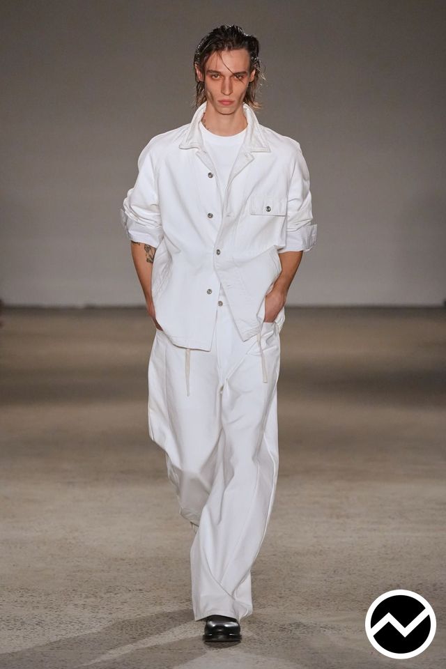 Public School, SS27 menswear, White, look 19