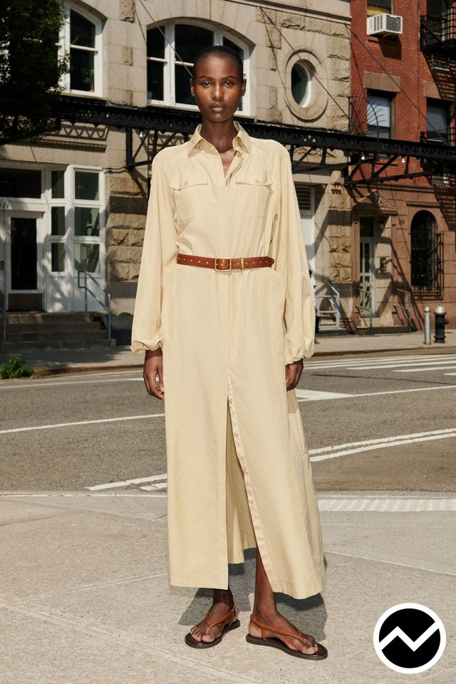 Rag & Bone, SS27 womenswear, Buttoned Front Dress, look 15