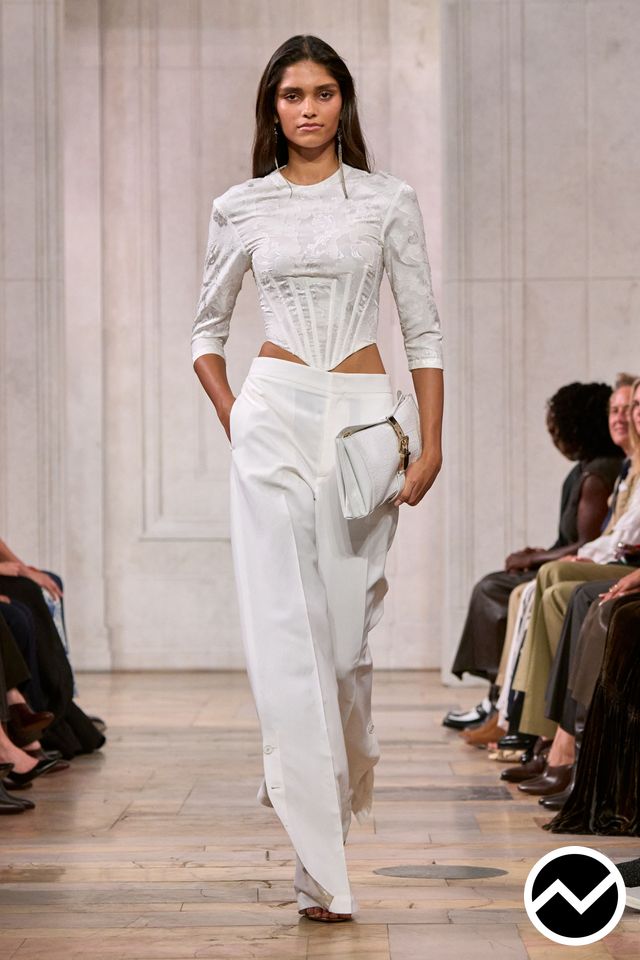 Ralph Lauren, SS27 womenswear, White, look 1