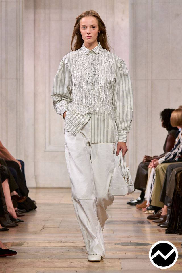 Ralph Lauren, SS27 womenswear, Striped, look 30