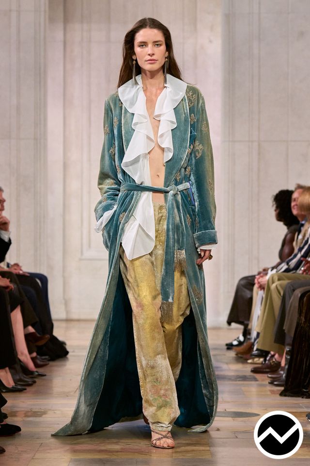 Ralph Lauren, SS27 womenswear, Velvet, look 48