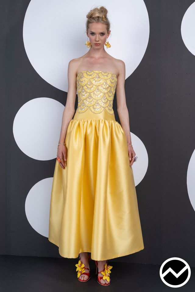 Reem Acra SS27 womenswear, look 1