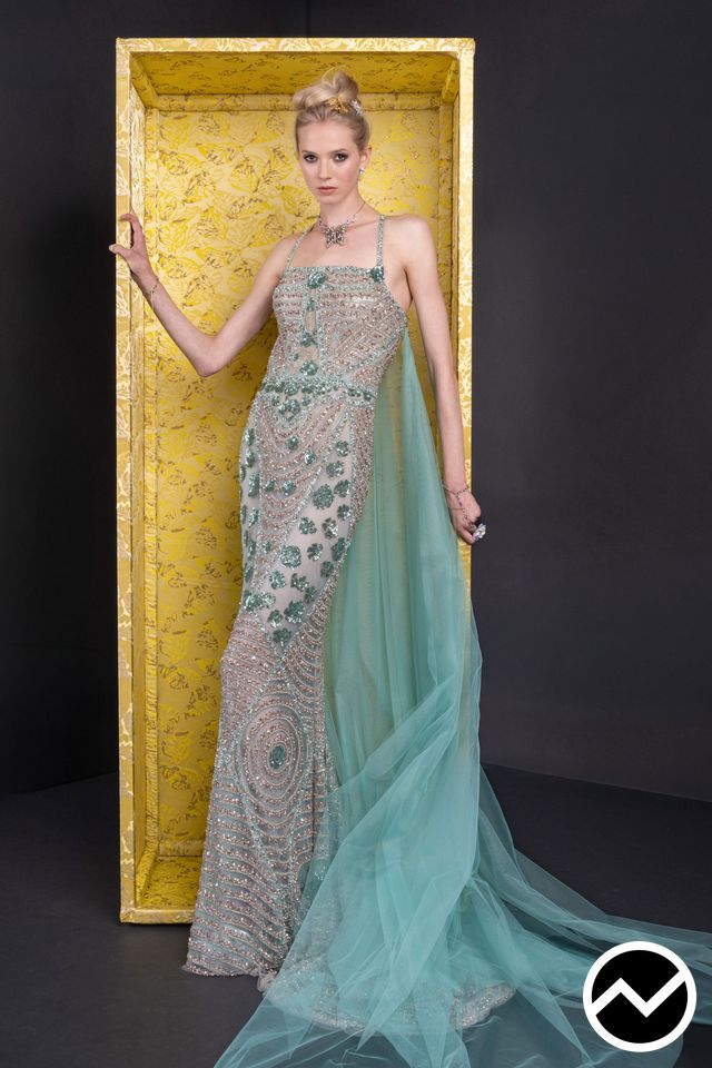 Reem Acra SS27 womenswear, look 38