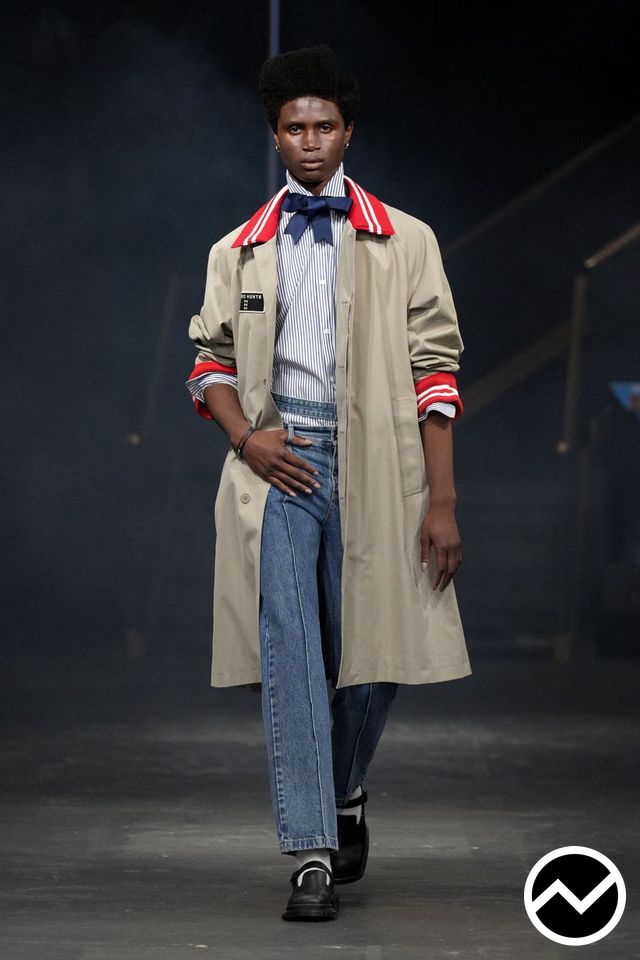 Romeo Hunte SS27 menswear, look 1