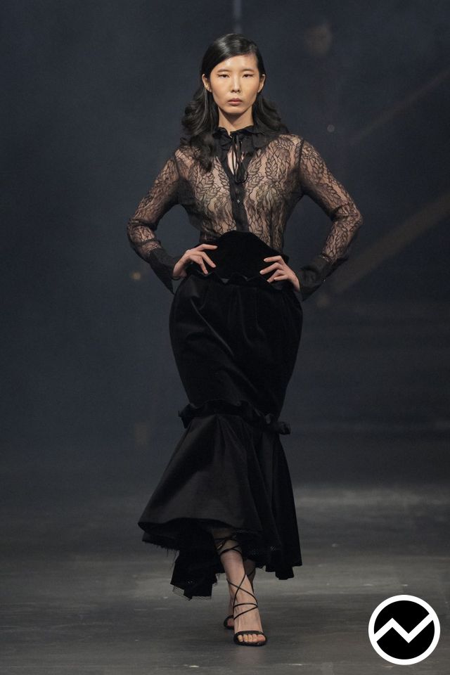Romeo Hunte, SS27 womenswear, Goth, look 28