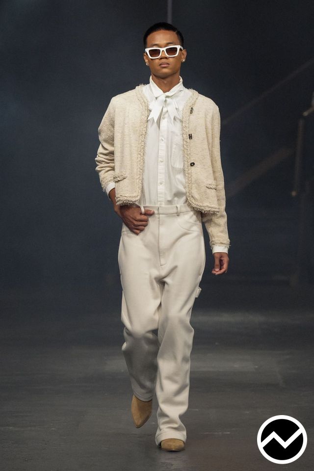 Romeo Hunte, SS27 menswear, Monochrome, look 32