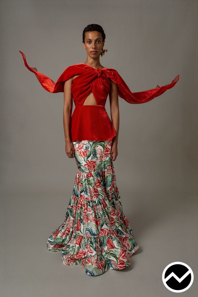 Rosie Assoulin SS27 womenswear, look 1