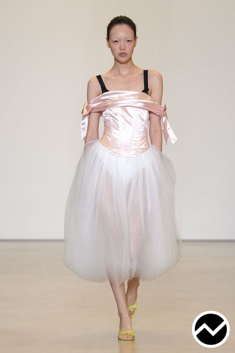 Sandy Liang, SS27 womenswear, Balletcore, look 34