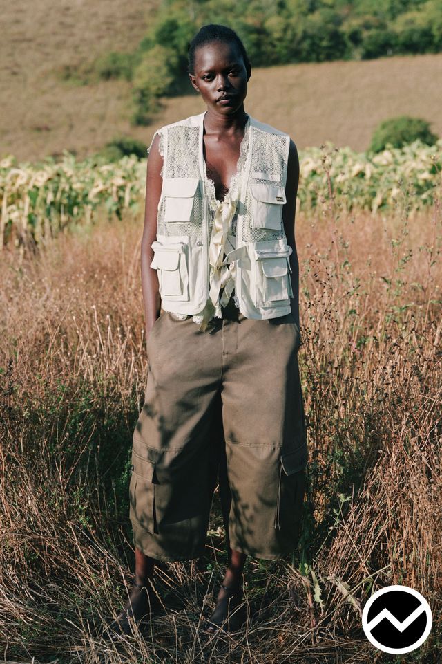Sea, SS27 womenswear, Zip Up Vest, look 2