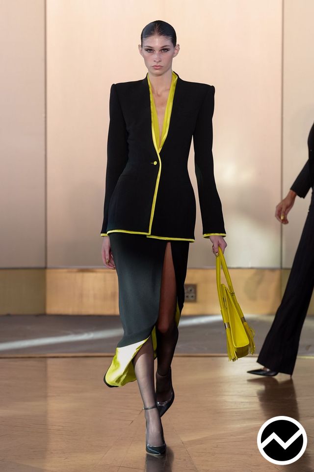 Sergio Hudson, SS27 womenswear, 80s Retro, look 3