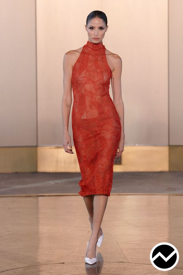 Sergio Hudson, SS27 womenswear, Geometric, look 16