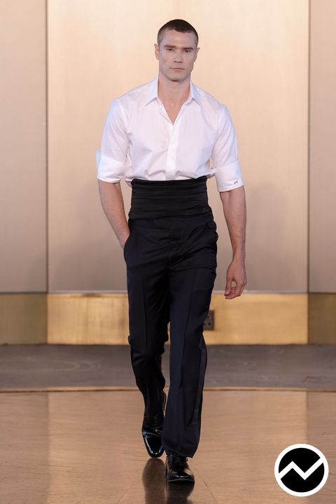 Sergio Hudson, SS27 menswear, Straight Sleeve Shirts, look 23