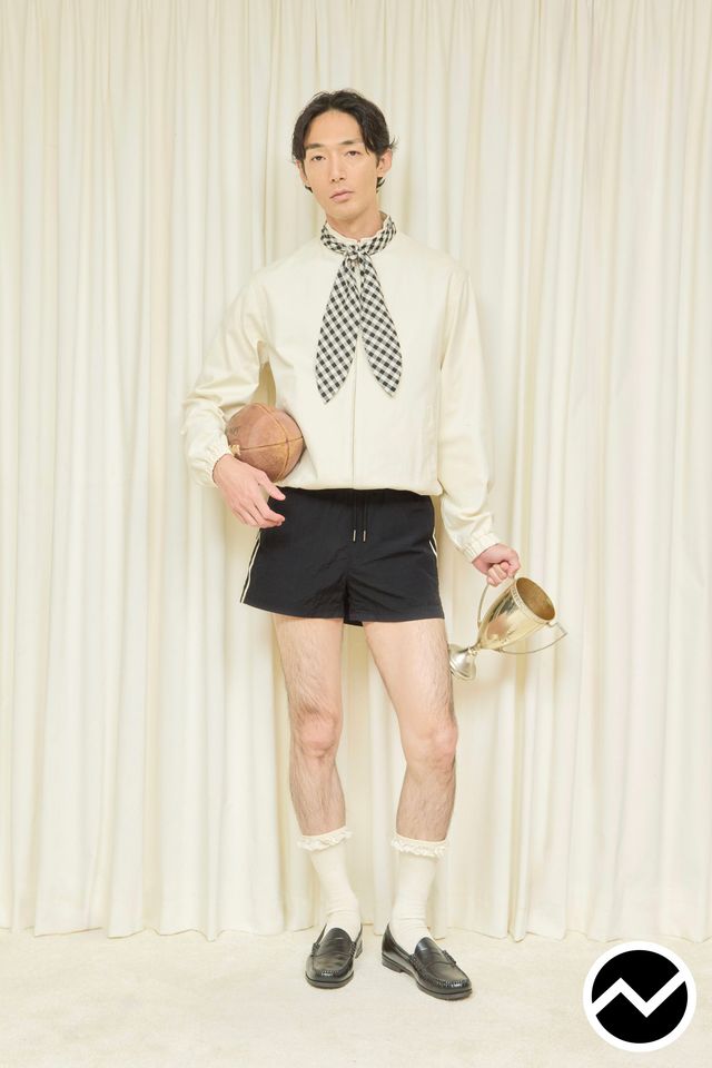 Tanner Fletcher, SS27 menswear, Sportcore, look 2